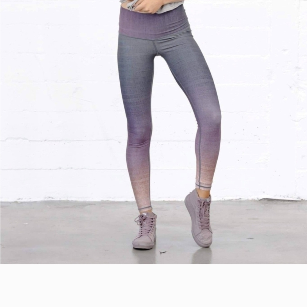 Nayamia Sol Twilight Sedona Ombre Barefoot Leggings Nwt Size S